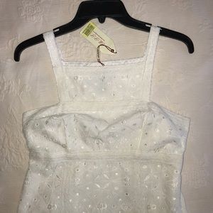 Eyelet spring sheath dress by M.S.S.P.